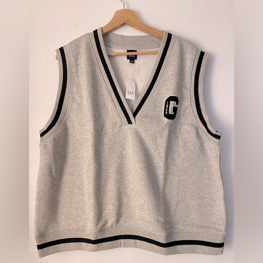 NWT GAP VINTAGE SOFT OVERSIZED VEST SIZE XL